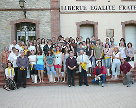 Auch im Rahmen des Jubil&auml;umsbesuchs waren die EMGler beim B&uuml;rgermeister von Argeles wilkommen