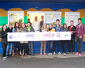 So ging's los: Die Schülerfirma project green übernimmt - konsequent ökologisch - die Organisation des Schulkiosks