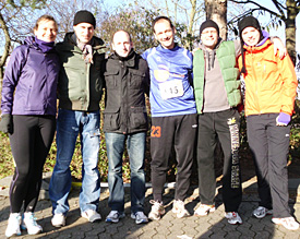 Kristina W&uuml;rmingshausen, Johannes Klose, Thomas Knechten, Gregor Evers, Robert Franke und Sandra Hembach (v.l.) 