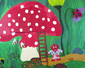 Mit der "Stopmotion-Technik" produzierten die Sch&uuml;lerinnen und Sch&uuml;ler der 5d den Trickfilm "Monsterzauber"