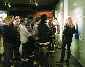 Die Klasse 8d macht sich ein Bild der Colonia Claudia Ara Agrippiensium - des heutigen K&ouml;ln - zur Zeit ihrer Gr&uuml;ndung 