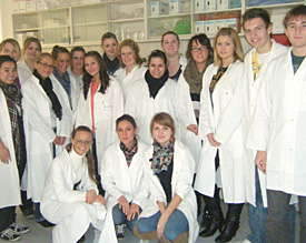 Die Biologie-Leistungskursler der Stufe 12 erlebten beim K&ouml;lnPUB einen m&ouml;glicherweise Richtung weisenden Tag 