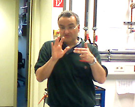 Professor Stefan Schlemmer vom 1. Physikalischen Institut h&auml;lt den Eingangsvortrag zum ersten Dies Academicus