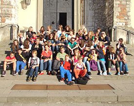 Die H&uuml;rther Reisegruppe verlebte mit ihren polnischen Austauschsch&uuml;lern eine ereignisreiche Woche 