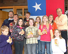 Auf den Geschmack gekommen: Saskia, Iris, Ruth und Jonna aus der Stufe 5 f&uuml;hlen waren bei Familie Siebert herzlich willkommen