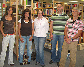 Anke Schreiber, Eva-Maria Winkeler, Jutta Reinke-Winkhold, Markus Schr&ouml;der und Robert Franke (v.l.) 