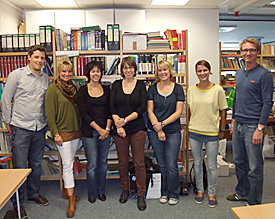 Sieben Neue: H. Dietrich, Dr. I. Schlipphack, M. Juchem, A. Oertel, B. L&uuml;neberger, K. Kwickert, M. Nobis (v.l.) 